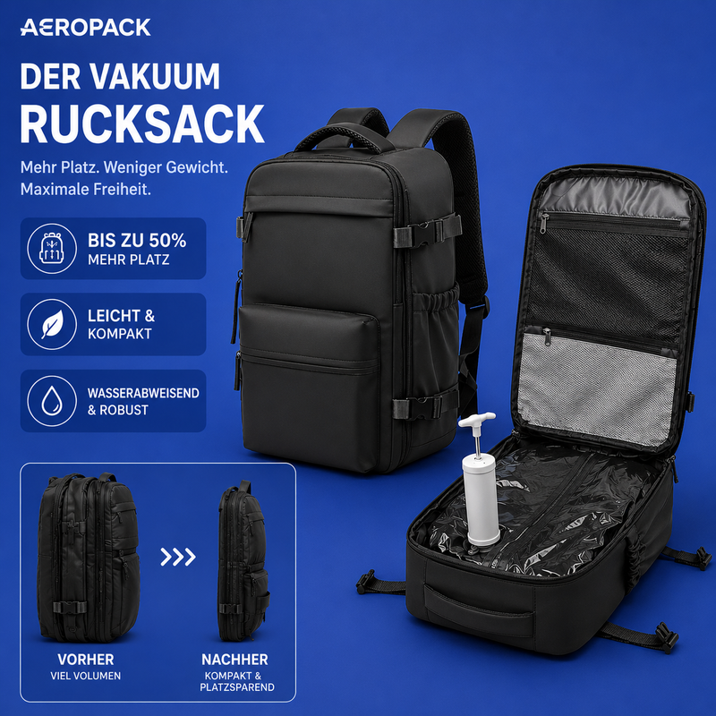 AeroPack™ Vacuum Backpack